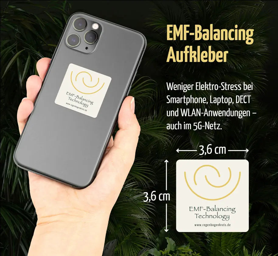 Strahlenschutz Aufkleber fürs Handy