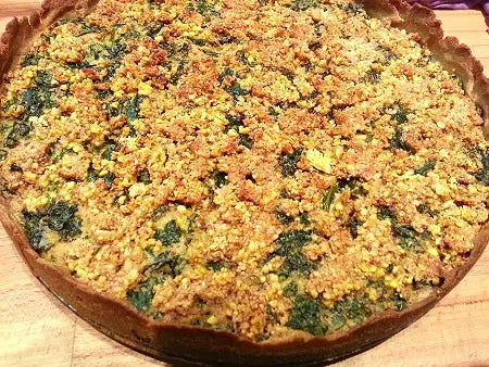 Vegane Grünkohlquiche