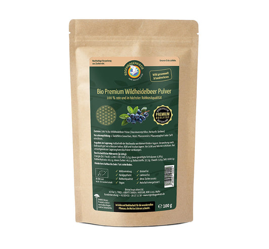 Premium Wildheidelbeer Pulver, 100 g