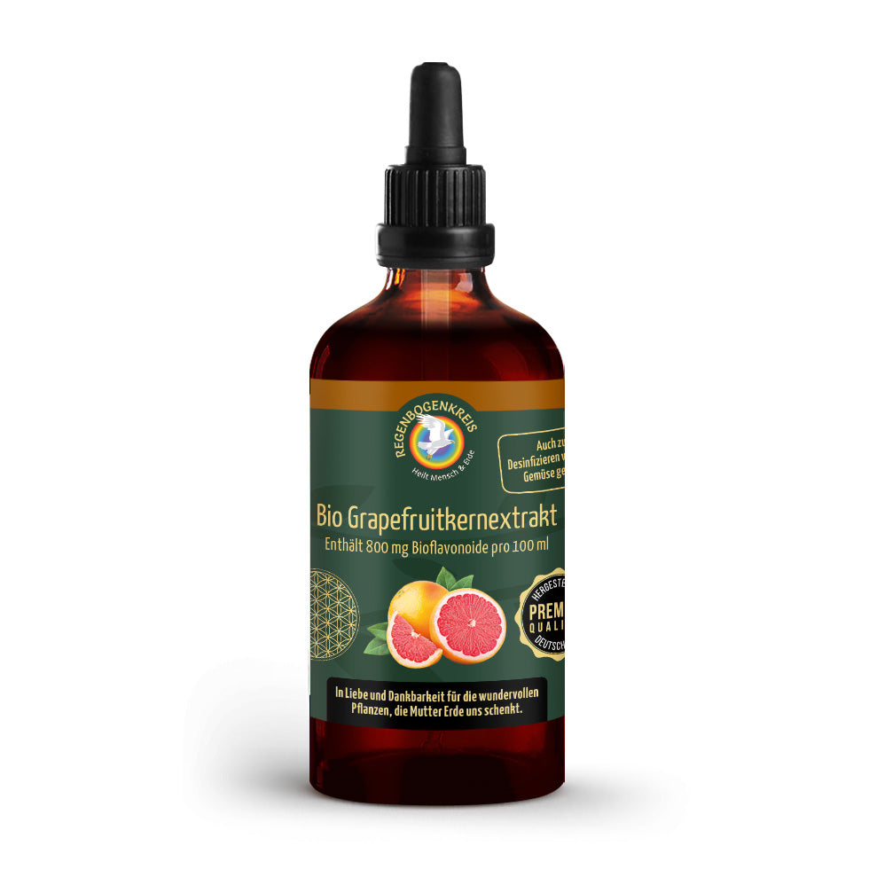Bio Grapefruitkernextrakt 800 mg, 100 ml, Rohkostqualität (raw)