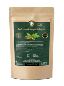 Bio Premium Ashwagandha Kapseln, 180 Kapseln, vegan