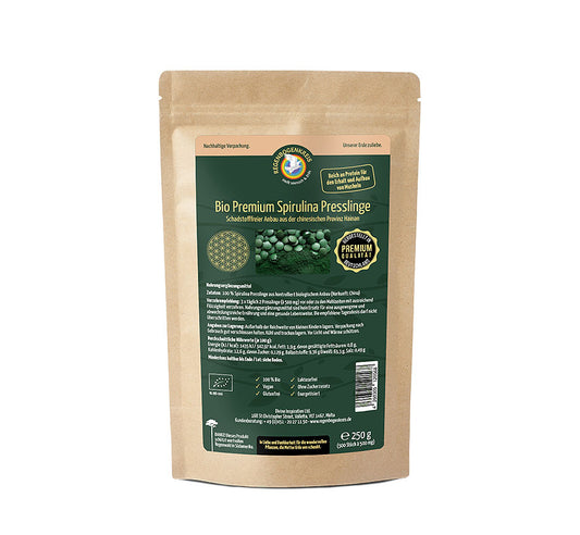 Bio Premium Spirulina Presslinge, 500 Stück
