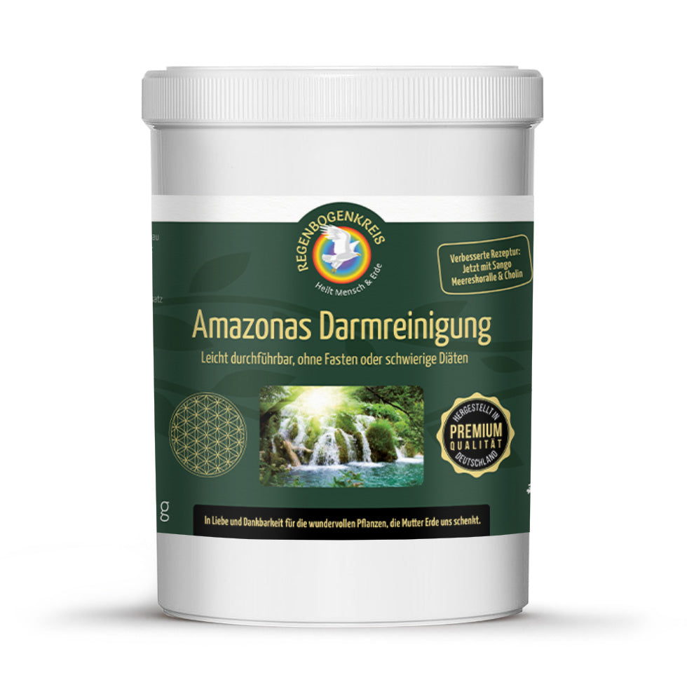Amazonas Darmreinigung, Pulver oder Kapseln, vegan