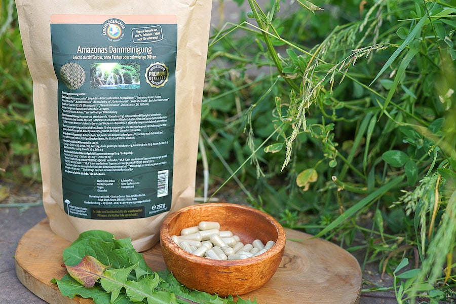 Amazonas Darmreinigung, Pulver oder Kapseln, vegan