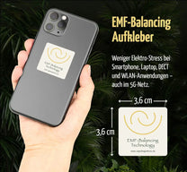 Strahlenschutz Aufkleber fürs Handy