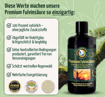Premium Fulvinsäure, hochrein, 200 ml