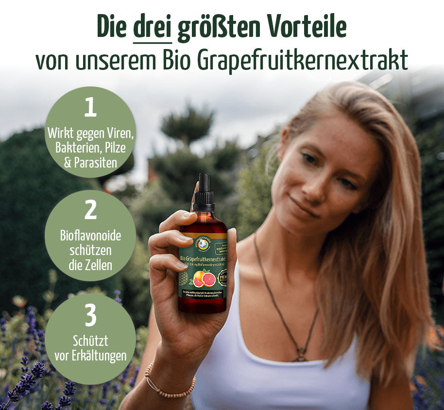Bio Grapefruitkernextrakt 800 mg, 100 ml, Rohkostqualität (raw)