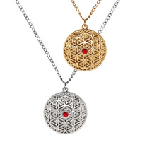 Halskette Blume des Lebens Gold