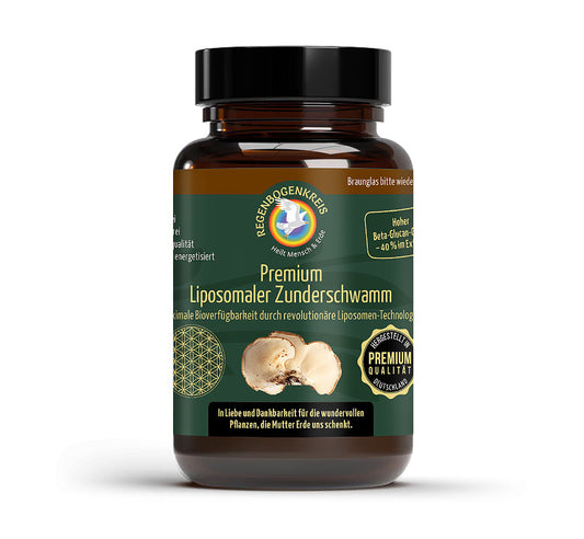 Premium Liposomaler Zunderschwamm, 60 Kapseln