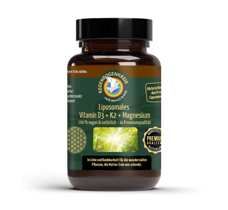 Premium Liposomales Vitamin D3+ K2 + Magnesium