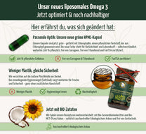 Premium Liposomales Omega-3, 30 Kapseln, vegan