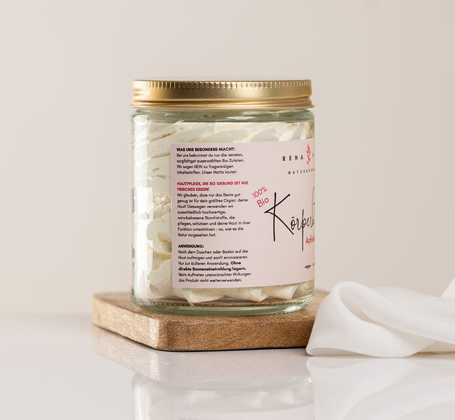 Bio Körperbutter Apfelsine für reife & beanspruchte Haut