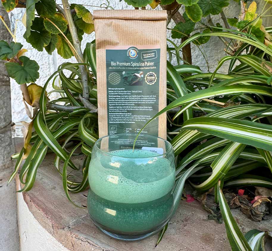 Bio Premium Spirulina Pulver, 200 g
