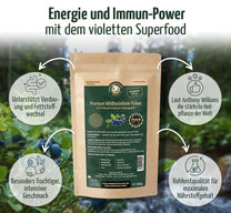 Premium Wildheidelbeer Pulver, 100 g