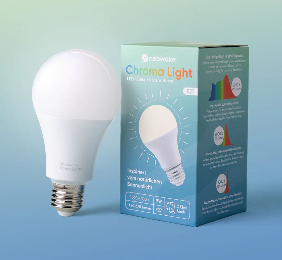 Neowake Vollspektrum Glühbirne Chroma Light
