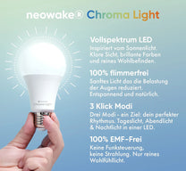 Neowake Vollspektrum Glühbirne Chroma Light