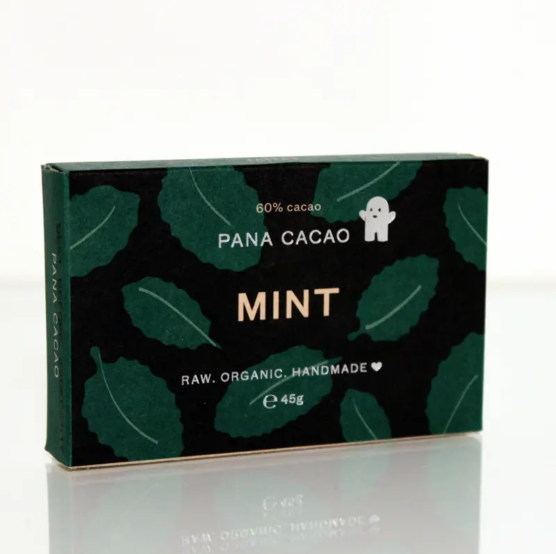 Pana Schokolade - Minze Bio, Rohkost, 45 g Image