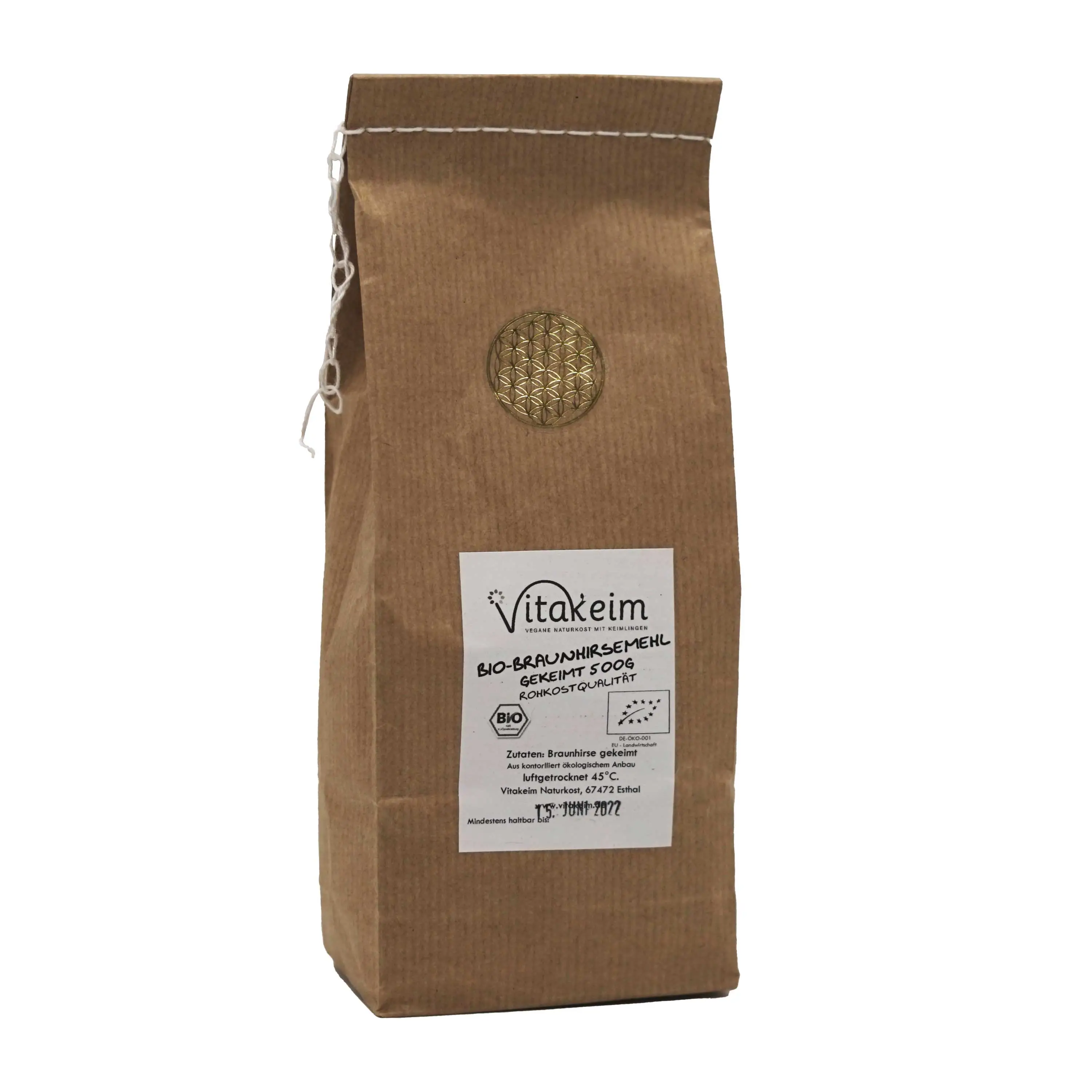 Braunhirsemehl gekeimt, Bio, Rohkost, 500 g Image