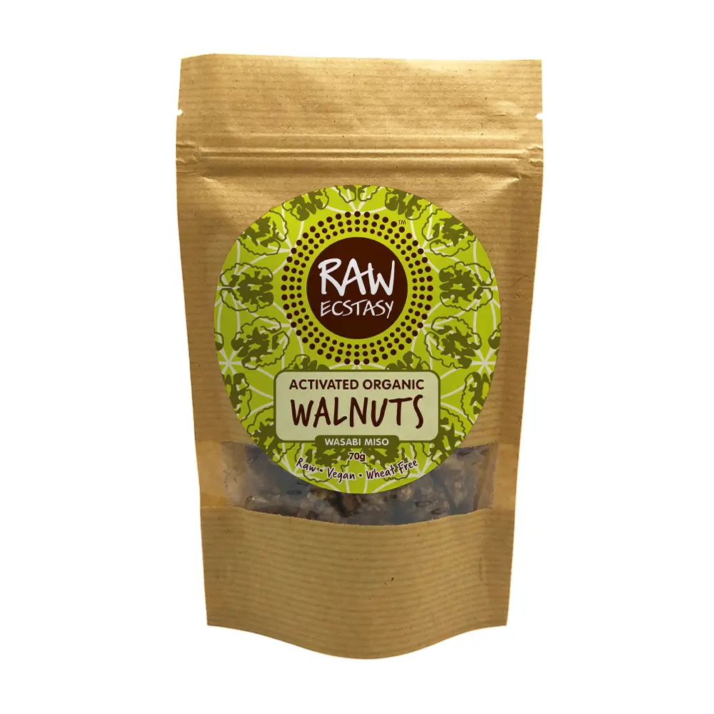 Aktivierte Walnüsse Wasabi Miso, Bio, Rohkost, Fair, 70 g Image