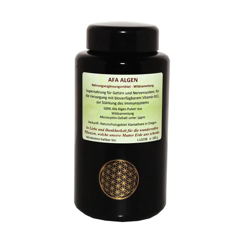 Afa-Algen Pulver, Wildsammlung, Rohkost, 100 g Image