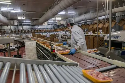 Industrienahrung Produktionsstraße