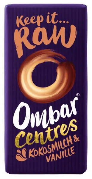 Ombar Centres Kokosnuss & Vanille Bio, Rohkost, Fair, 35 g