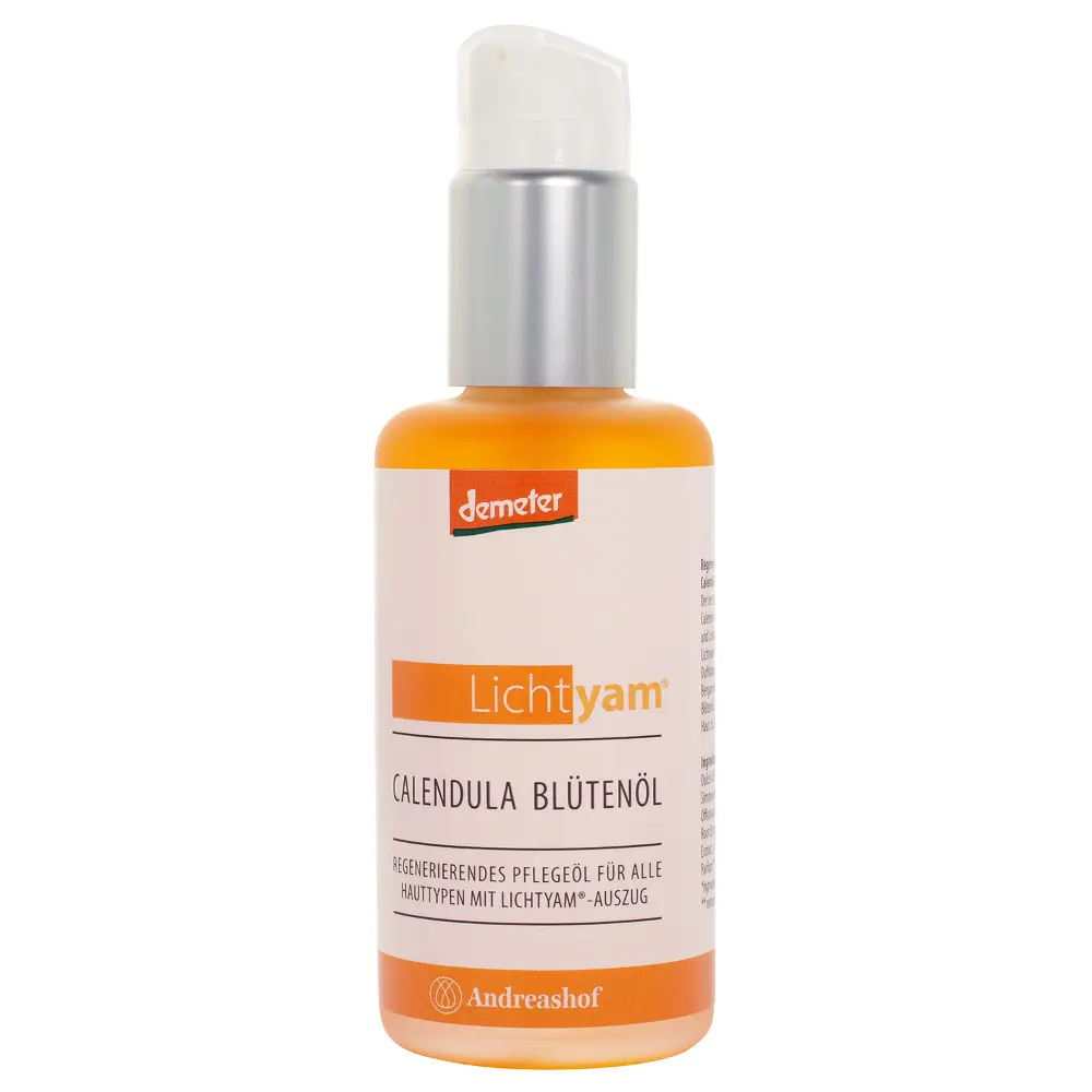 Lichtyam® Calendula Blütenöl, Demeter, Rohkostqualität, 100 ml Image