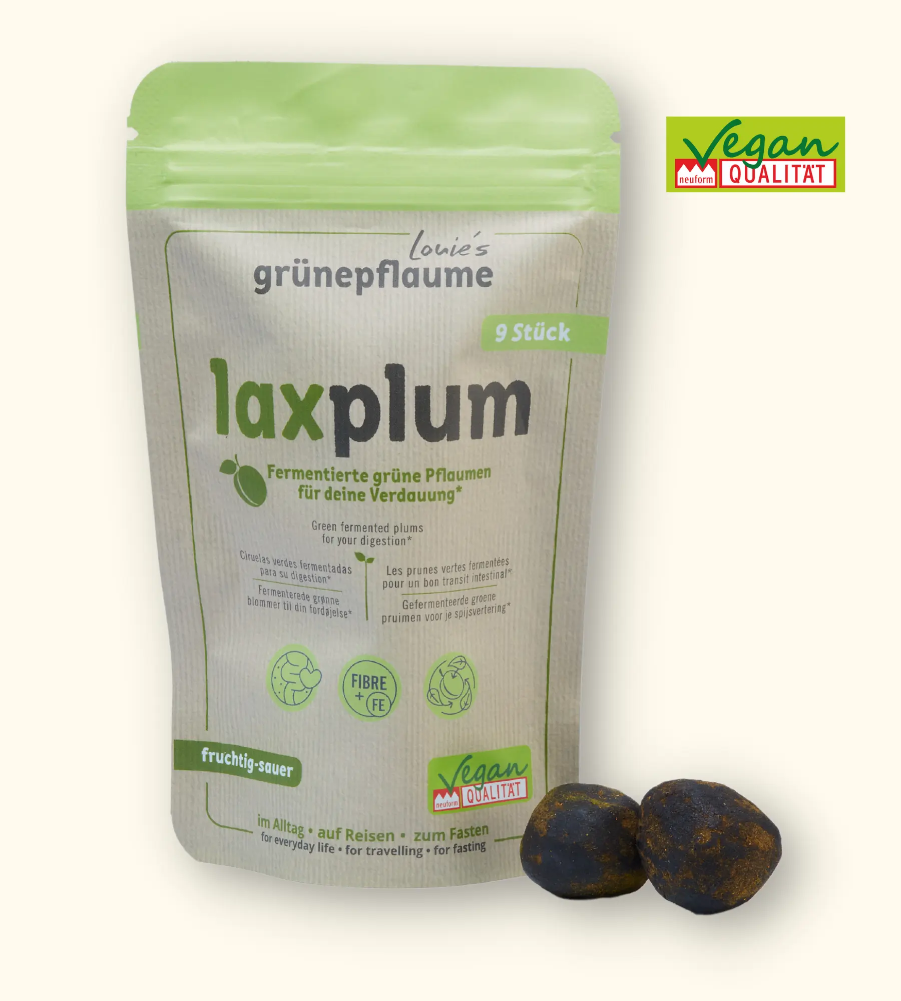 Laxplum, Fermentierte Pflaumen aus nachhaltigem Anbau, Rohkost Image
