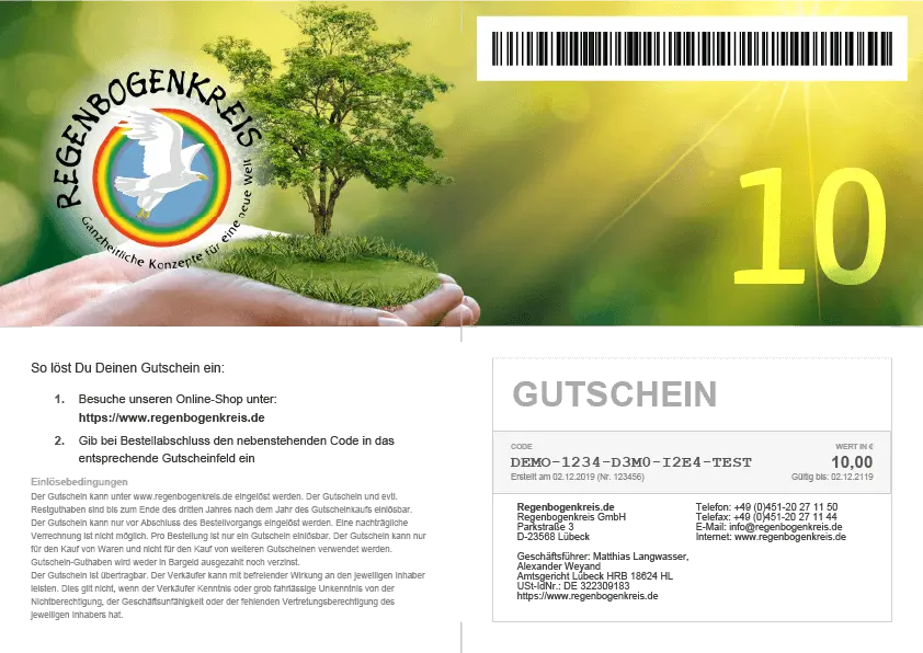 Digitaler Geschenkgutschein Image