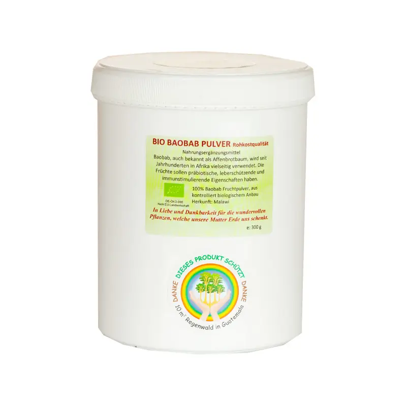 Baobab Pulver, Bio, Rohkost, Fair Image
