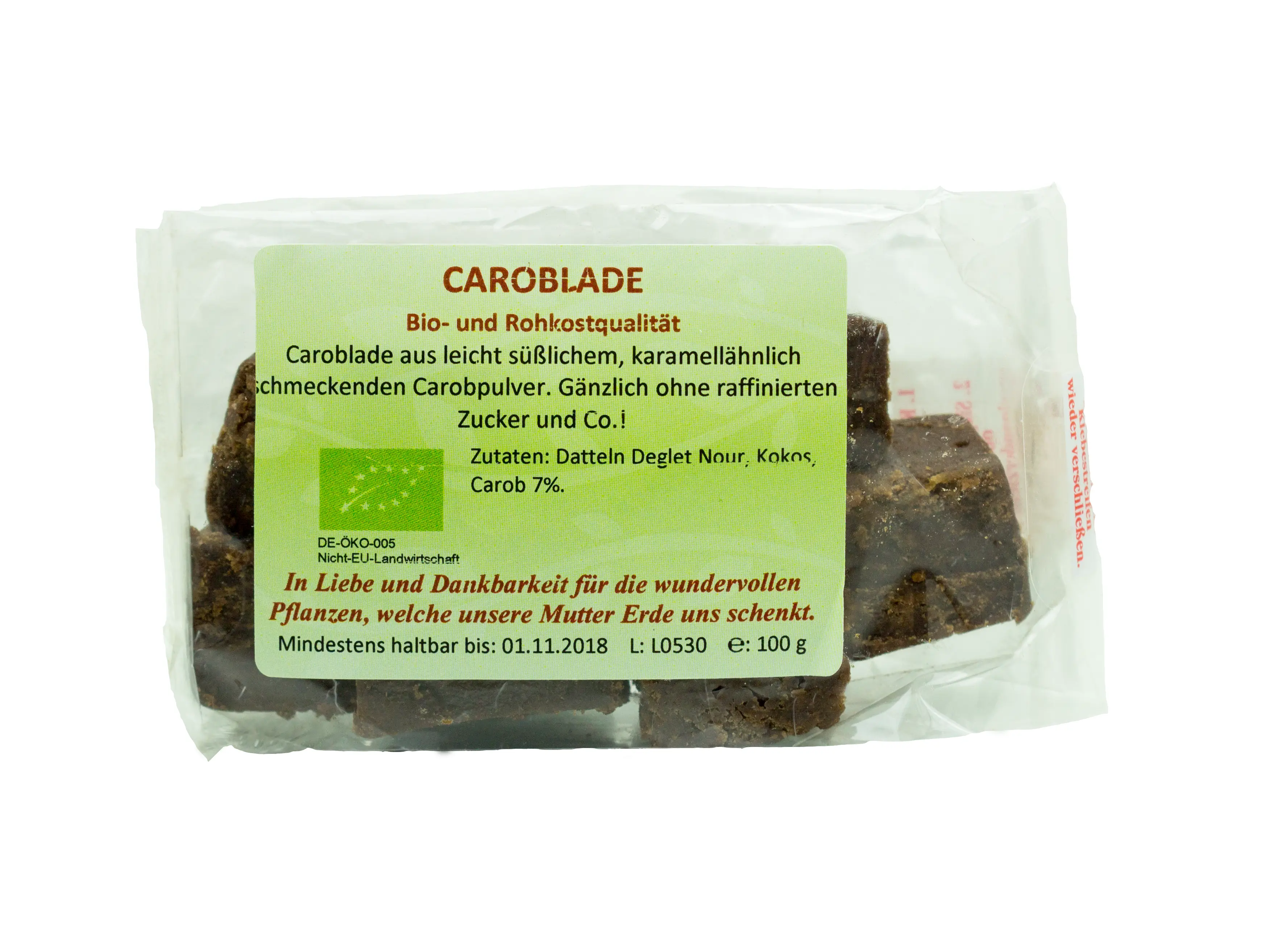 Caroblade Bio, Rohkost Image