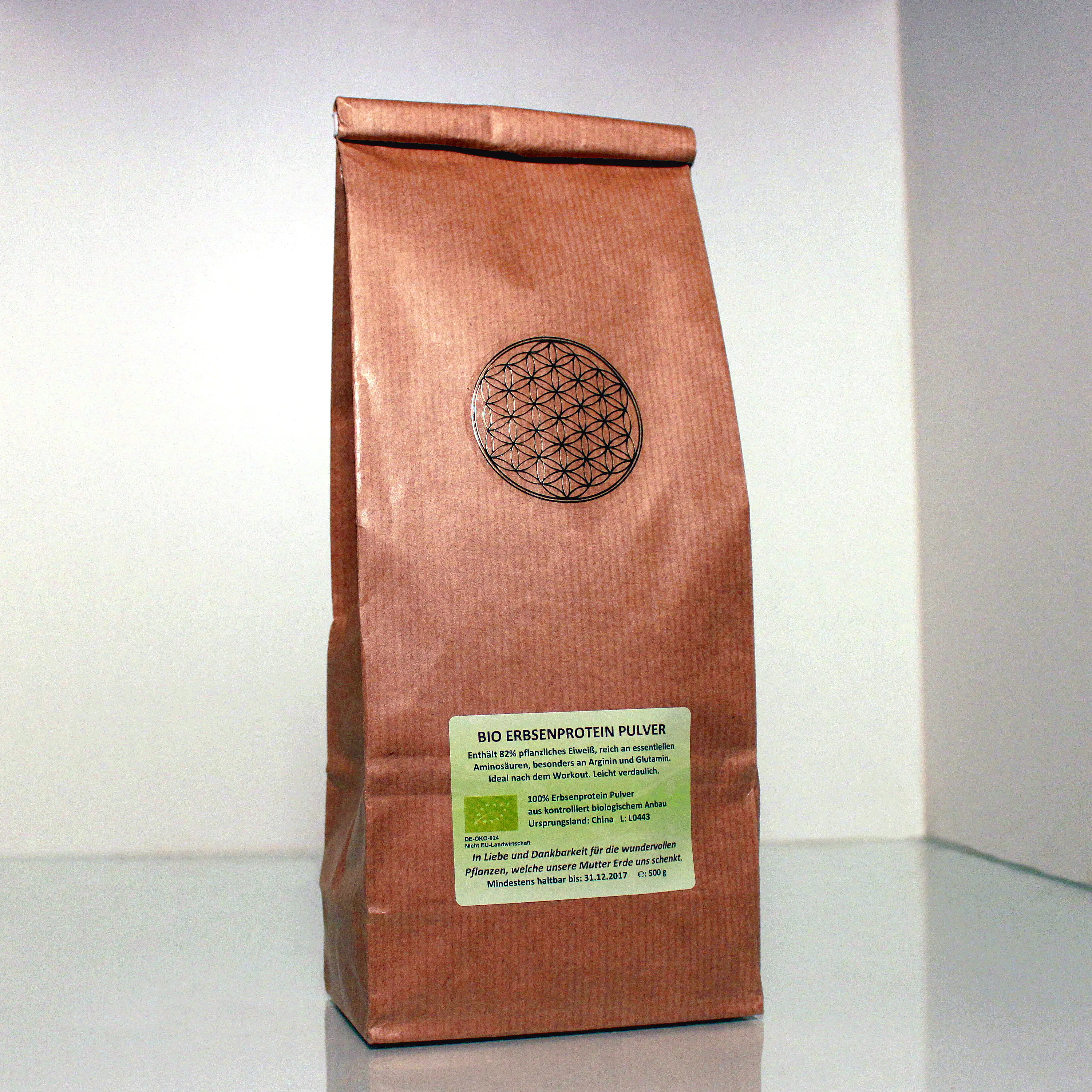 Erbsenprotein Pulver Bio, 500 g Image