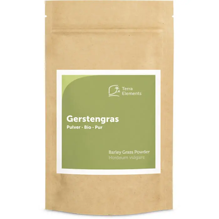 Bio Gerstengras Pulver, Bio, Rohkost, 125 g Image