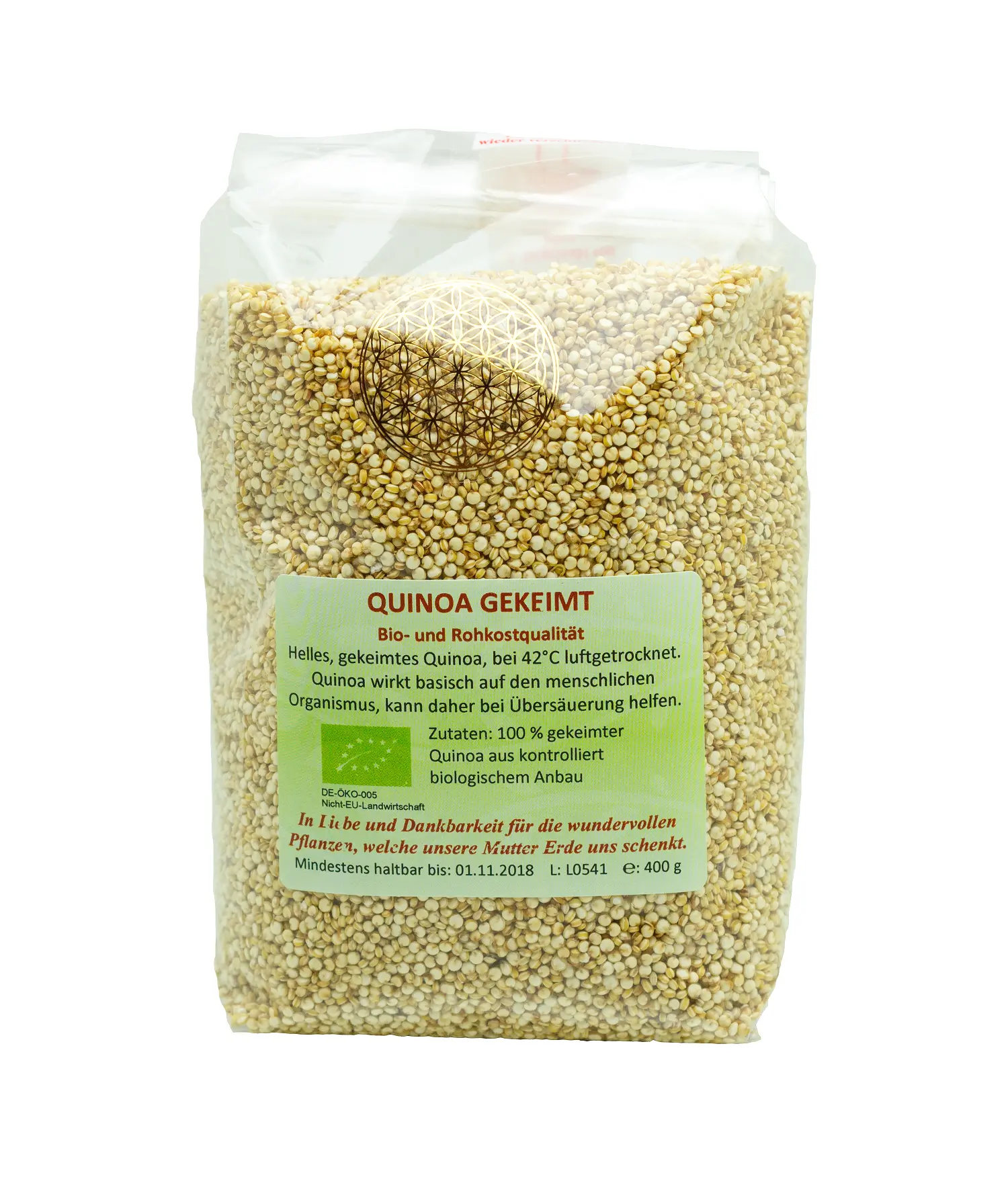 Quinoa gekeimt Bio, Rohkost Image