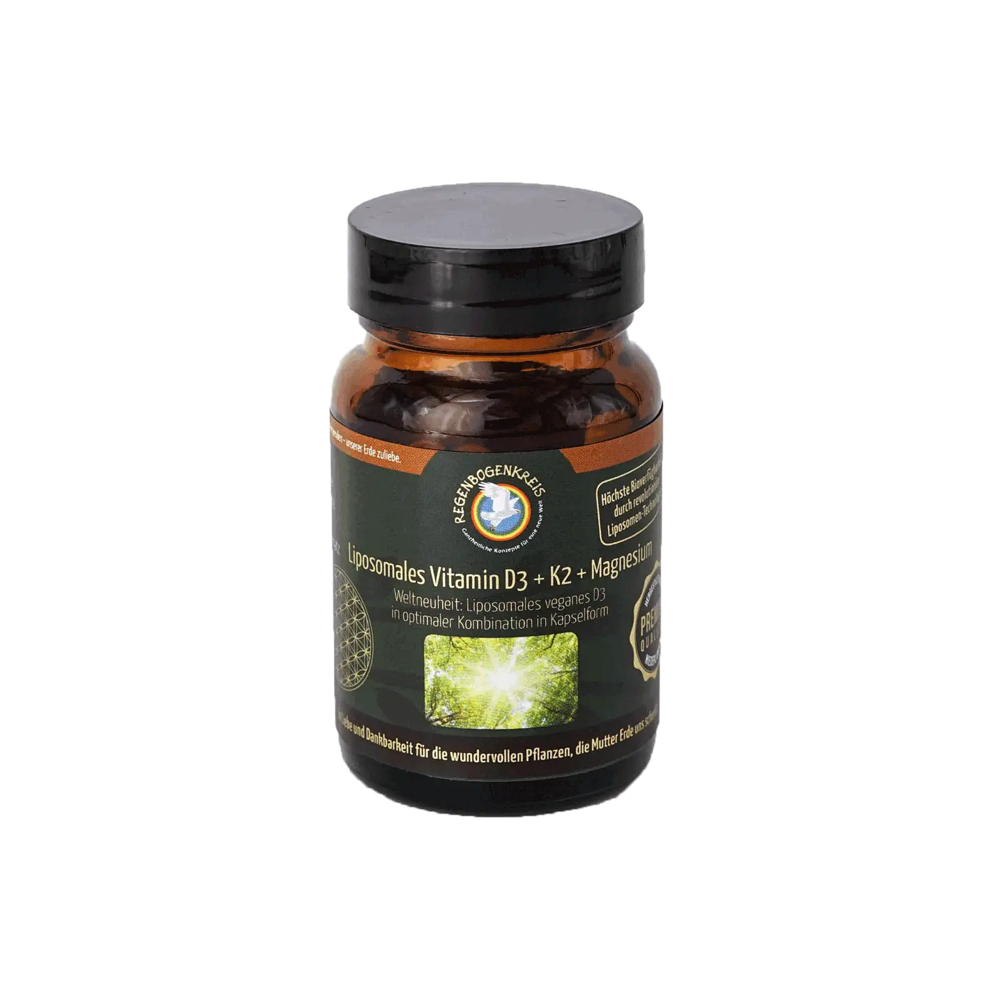 Liposomales Vitamin D3 + K2 + Magnesium, 30 Kapseln Image