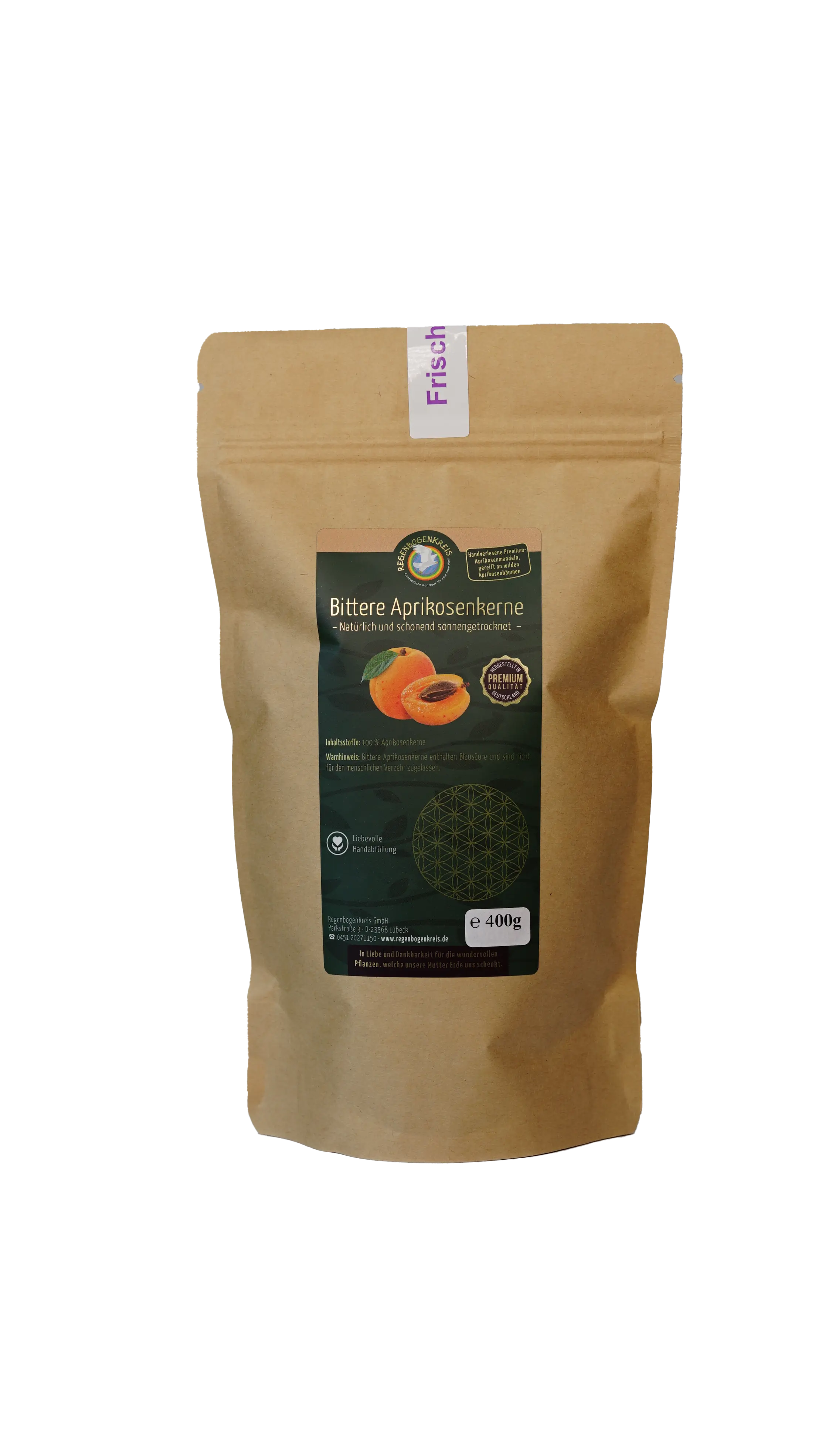 Bittere Aprikosenkerne, Rohkost, 400 g Image