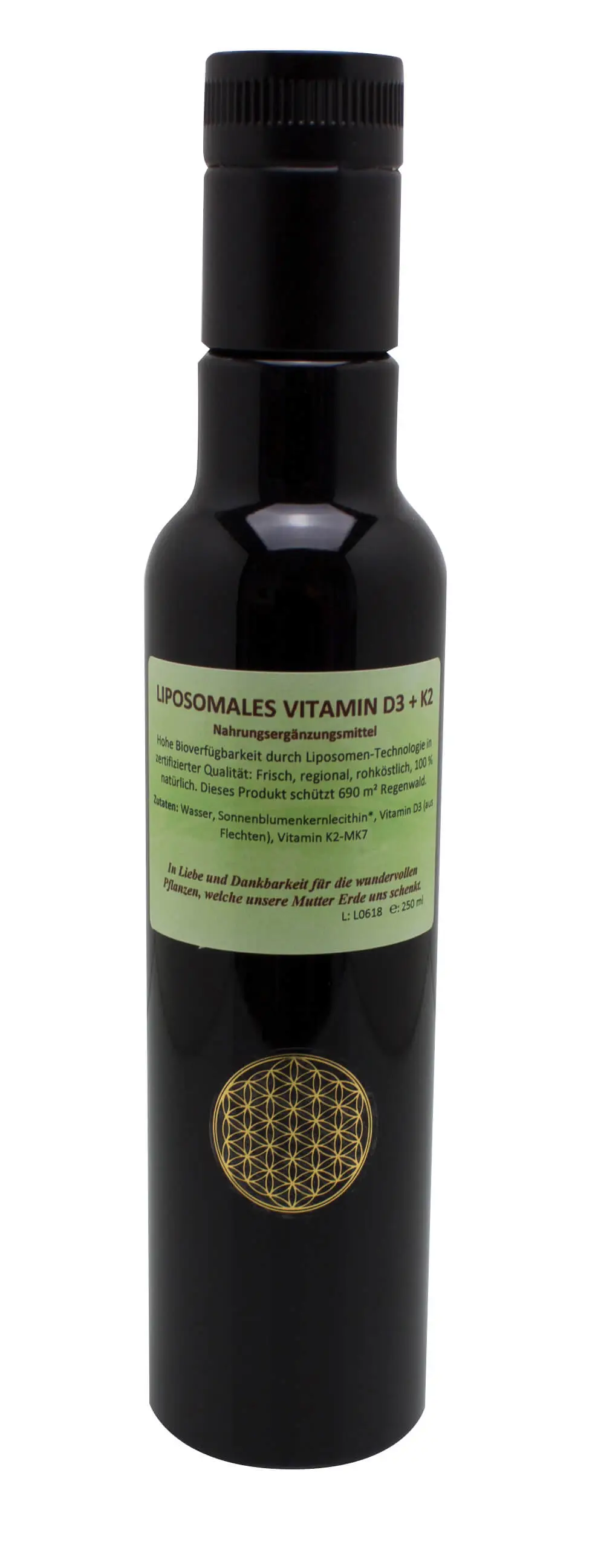 Liposomales Vitamin D3 + K2 Rohkost, 250 ml Image