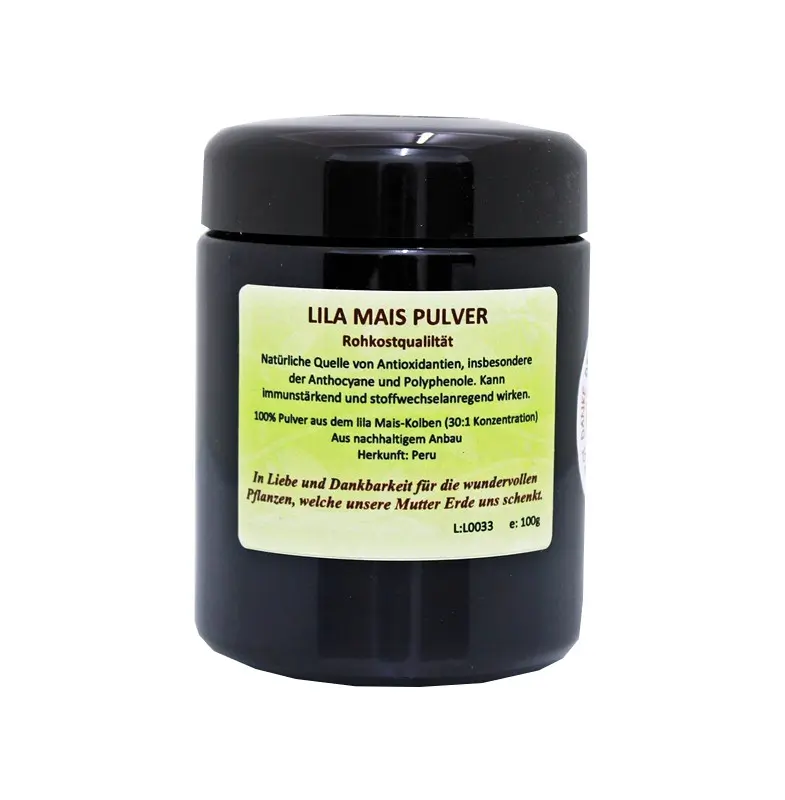 Lila Mais Pulver Rohkost Image