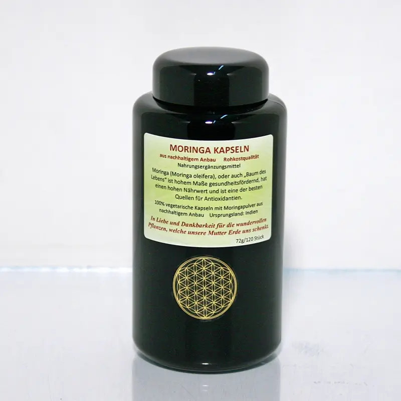 Moringa Kapseln Rohkost, 120 Stück Image
