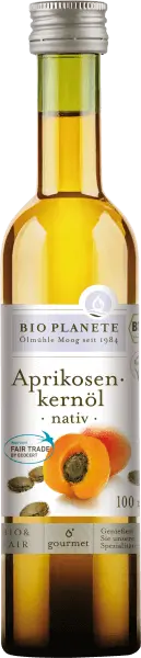 Aprikosenkernöl nativ Bio, Rohkost, Fair