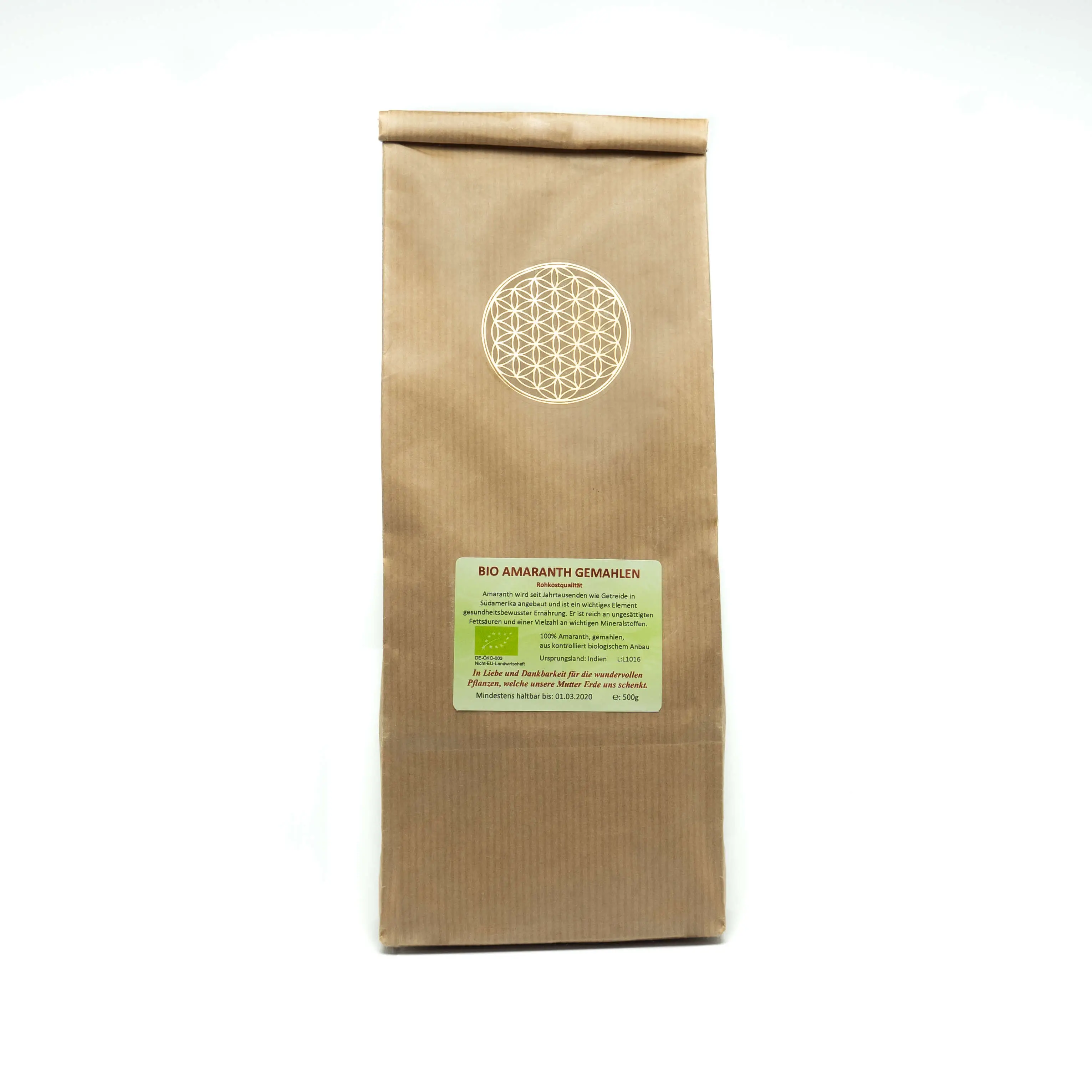 Amaranth gemahlen, Bio, Rohkost, 500 g Image