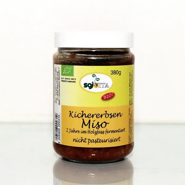 Kichererbsen-Miso Bio, nicht pasteurisiert, 380 g