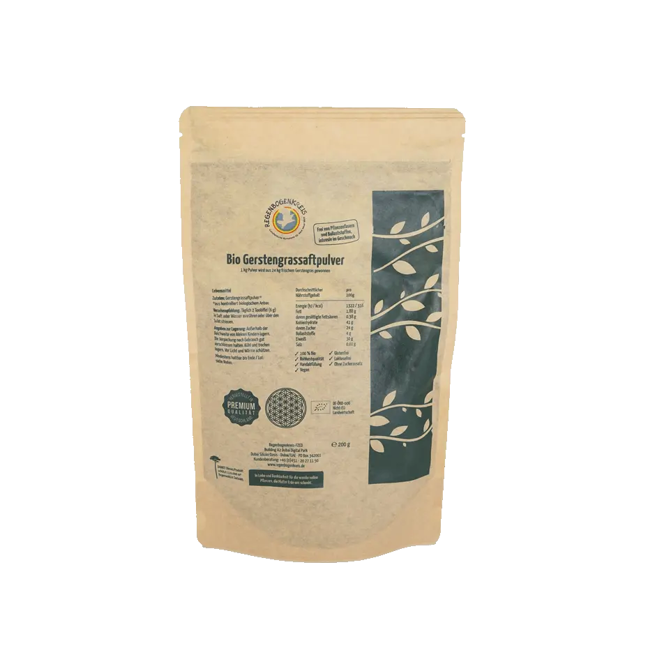 Gerstengrassaft Pulver, Bio, Rohkost, 200 g Image