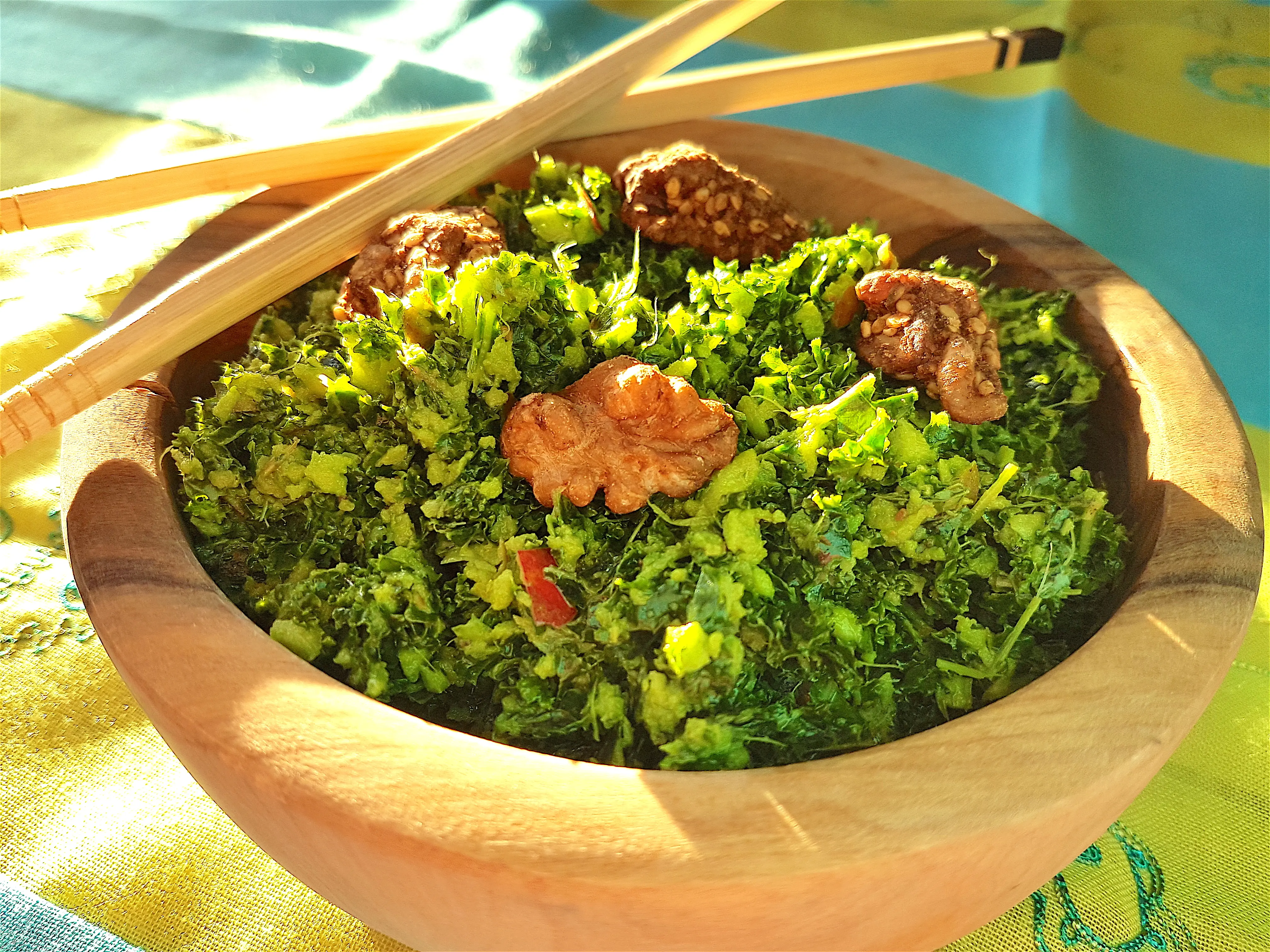 Grünkohlsalat vegan