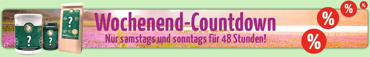 Regenbogenkreis Wochenend-Countdown