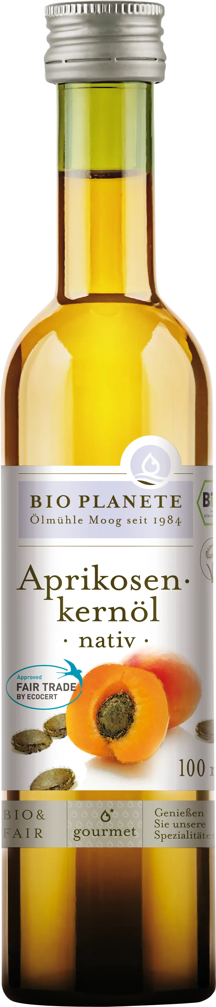 Aprikosenkernöl nativ Bio, Rohkost, Fair Image
