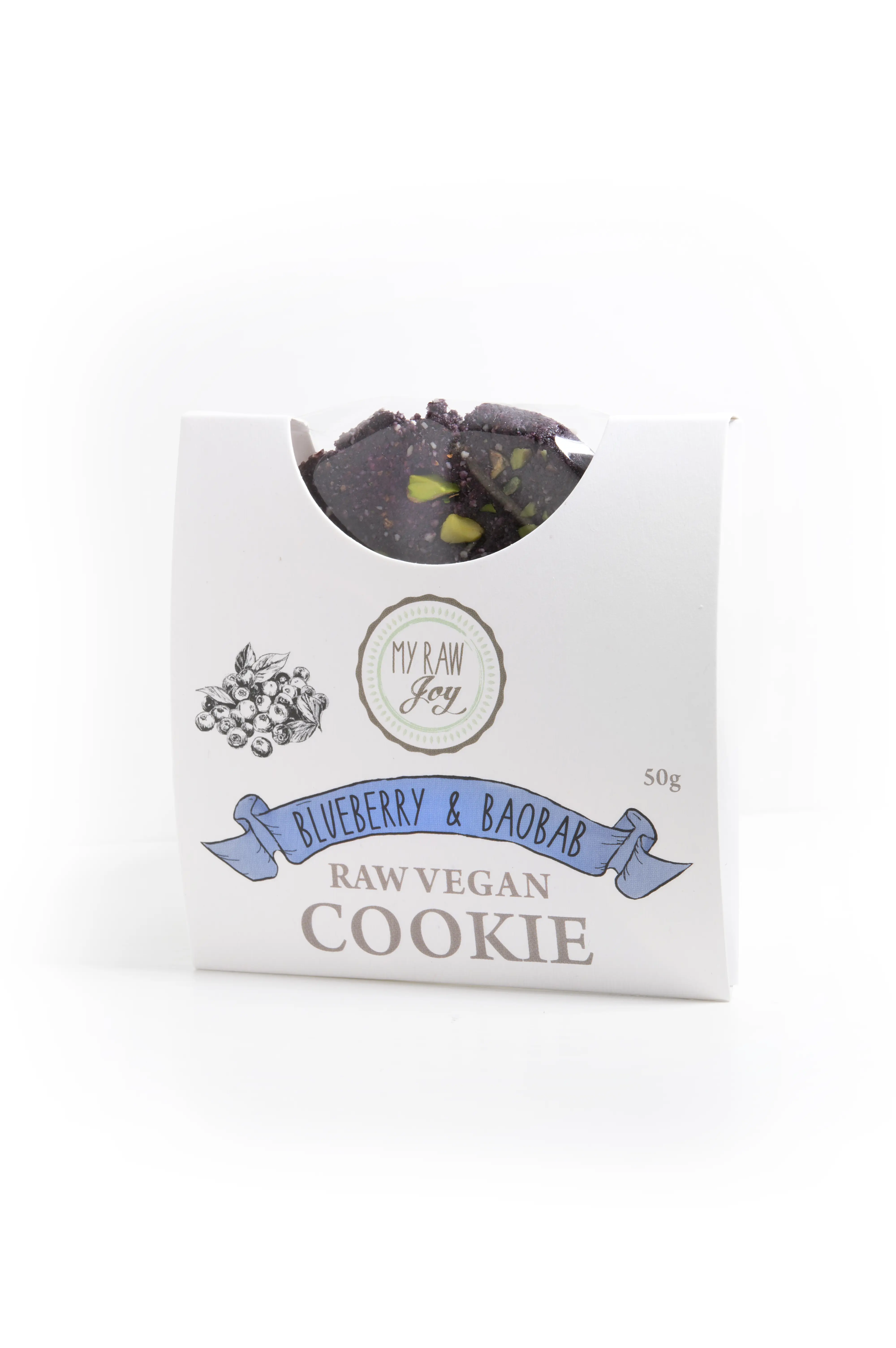 Superfood Cookie Blaubeere-Baobab Bio, Rohkost Image