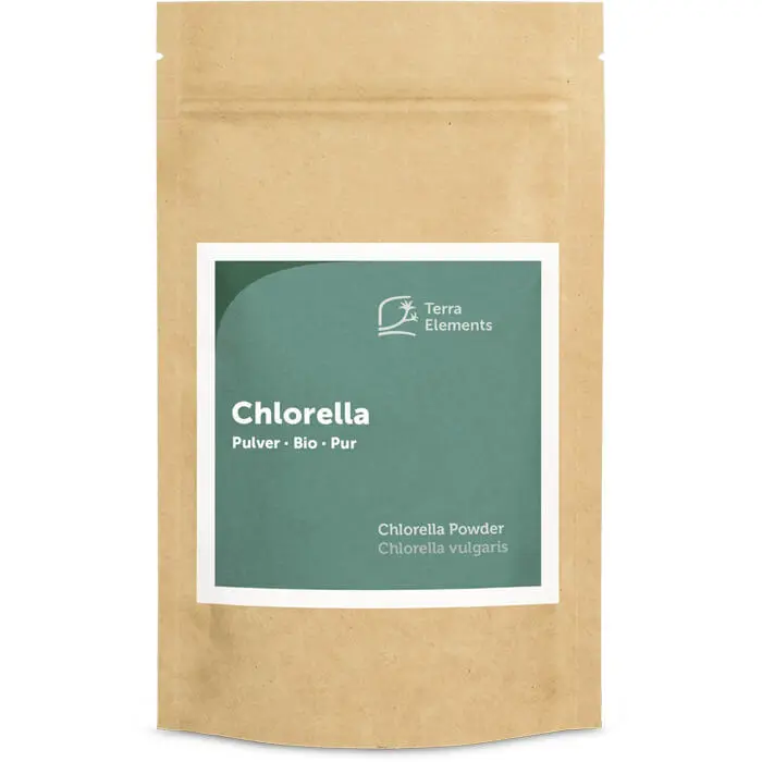 Chlorella Pulver, Bio, Rohkost, 100 g Image