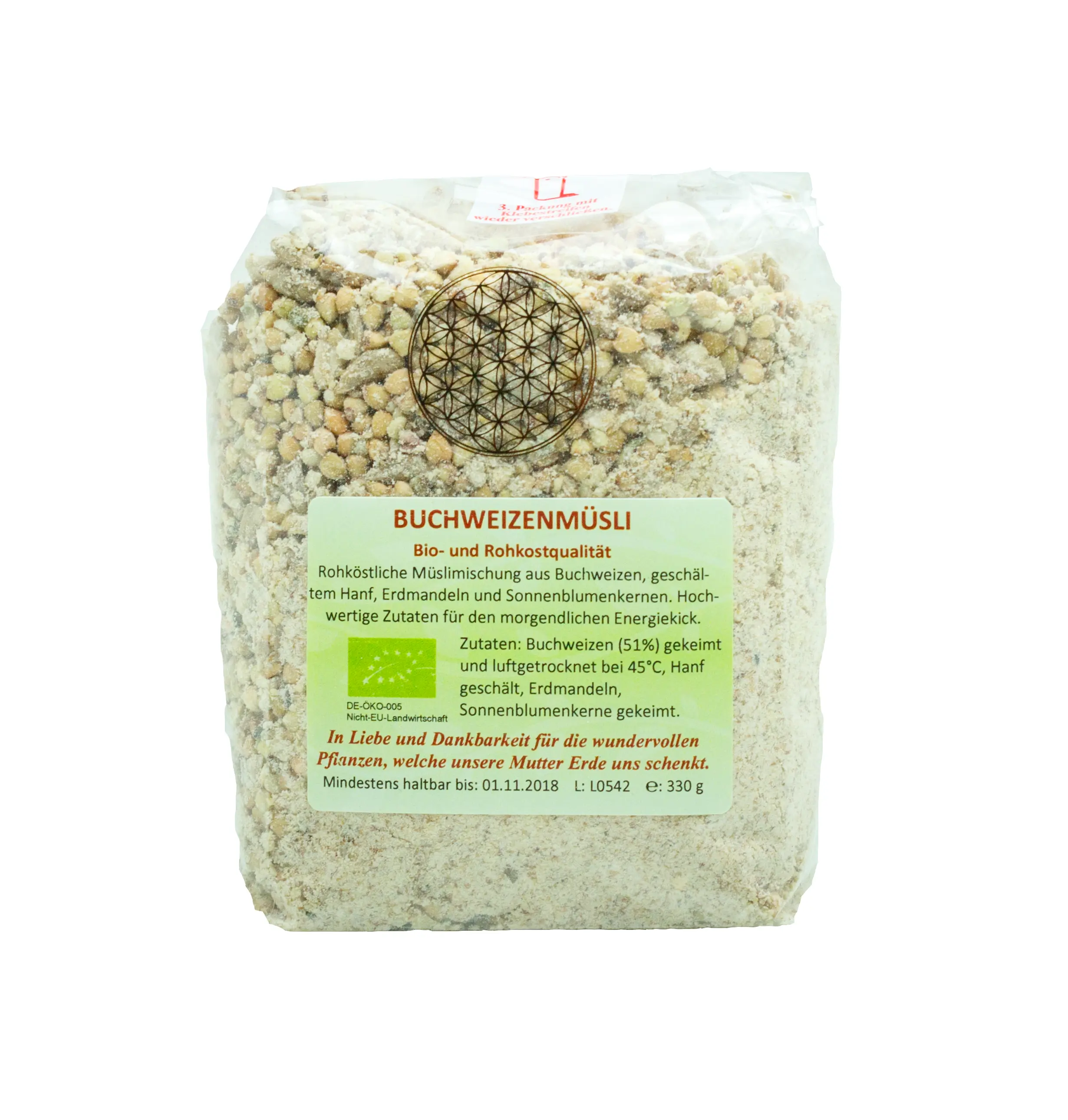 Buchweizenmüsli Bio, 330g | Regenbogenkreis Image