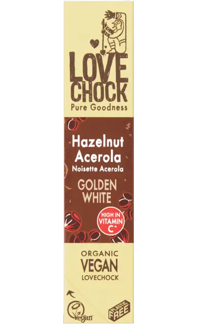 Lovechock Golden White Haselnuss Acerola, Bio, Roh, 40 g Image
